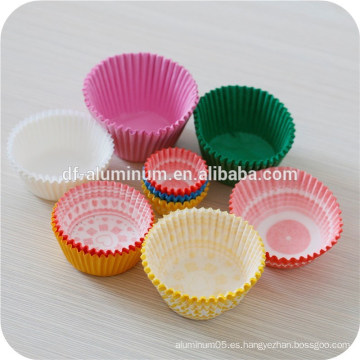 Papel Muffin Cups papas desechables Cupcake de hornear